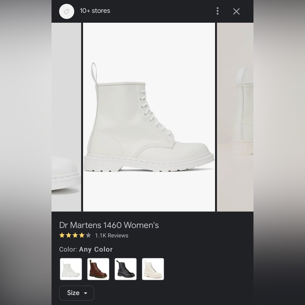 Dr Martens 1460’s all white